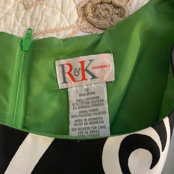 Summer Dress. R&K Originals. Size 12. - Picture 2 of 5